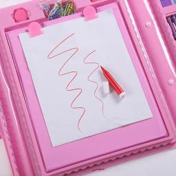 Desenho Art Creat Kit for Kids, Art Supplies, inclui pastéis a óleo, lápis de cor, lápis colorido, aquarela, Sketch Pad Supply, 208 pcs - Image 3