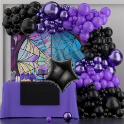 131 peças kit de arco de balão de látex balões de decoração de festa para festas de fim de ano, Halloween e outros eventos de férias - Image 1