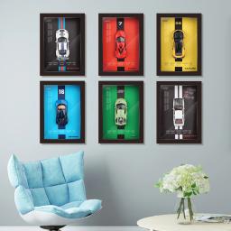 Modelo de carro esportivo Photo Frame, Metal Liga, Simulação Automática, Brinquedo de Corrida, Velozes e Furiosos, Presente Kid, Decoração, Puxar, 1:32, 3D - Image 2