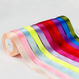 Fitas de cetim diy, 6/10/15/20/25/40/50mm, artesanato, materiais para festas de casamento, costura, material 22 metros - Image 3