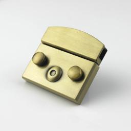 Metal Bag Lock Press Push, Fechos de pasta, Fivela de fechamento, Artesanato de couro, Saco Peças, DIY Acessórios, 1Pc - Image 6