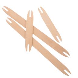 Weaving Shuttle Knitting Tools, Tatting Tie Dye Kit Artesanato, Ônibus de madeira, Varas de madeira, Double-End Crochet Hooks, 4 Pcs - Image 3