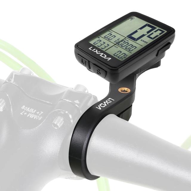 Computador de Bicicleta sem Fio Lixada: Velocímetro, Odômetro, Cronômetro e Relógio Digital USB Recarregável e LED