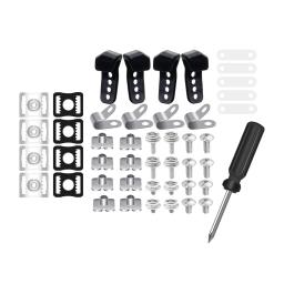 Parafuso arruelas porcas para beisebol e softball, hóquei capacete Repair Kit, 61 pcs - Image 2