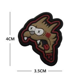 PVC Etiqueta do gotejamento, Mini Esqueleto, Dinossauro, Fósseis, Emblema Mágico, Moral Tático, Máscara de Grito, Ghostface, Rostos Sorridos, Patches - Image 6