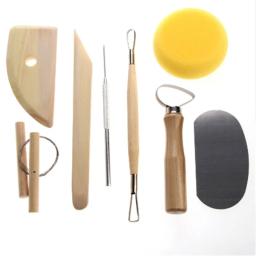 Clay Sculpting Set para Modelagem, Ferramentas DIY, Shapers De Madeira, Ferramentas De Cerâmica, 8PCs - Image 4