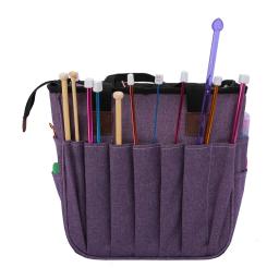 Grande Capacidade Multifuncional Knitting Bag, Armazenamento De Fios De Crochê De Lã, Acessórios De Costura De Agulha, Saco De Armazenamento - Image 4