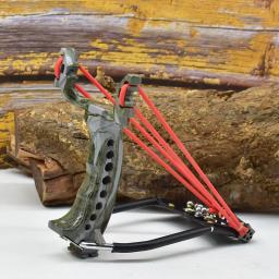 Descanso De Pulso Dobrável Slingshot, Liga De Camuflagem, Estilingue Forte, Caça Multifuncional, Acessórios De Tiro - Image 5