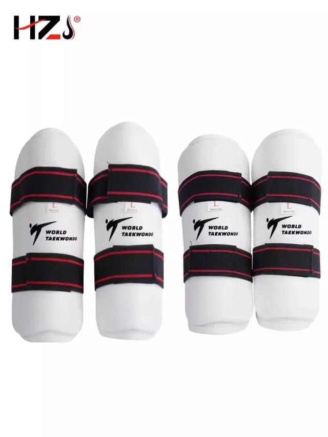 Protetor de braços e pernas para taekwondo, judo, karatê e muay thai - Equipamento de proteção infantil em conjunto de 2 peças