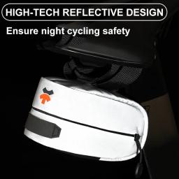 Xunting-bicicleta sela saco, impermeável, reflexivo, portátil, para ciclismo, mtb, acessórios de bicicleta de estrada - Image 2