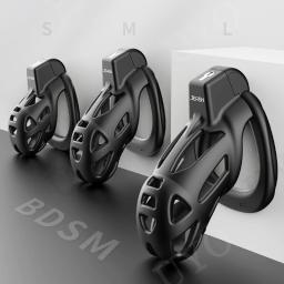 Chastity Cage para Masculino e Feminino, Sex Toys, Sissy discreto, Anéis de pênis, Cock Cage Device, 3 tamanhos - Image 1