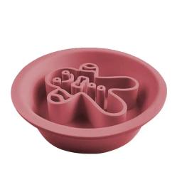 Natal tema dupla face pet alimentação tigela, alimentador lento para comida de gato, Desenhos animados, alimentação suprimentos, comida seca e úmida - Image 1