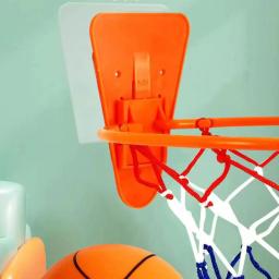 Conjuntos De Brinquedo De Basquete De Plástico Indoor Infantil, Mini Bomba De Bola Inflável, Encosto Rim, Jogo De Parede De Crianças - Image 5