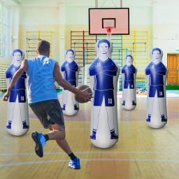Goleiro inflável de futebol Air Manequins, manequim, Free Kick Defender, Standing Boxing Bag, exercício doméstico para crianças e adultos - Image 2
