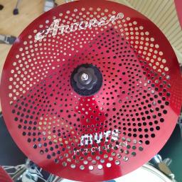 Arborea vermelho cor liga baixo volume cymbal 10 "splash para jazz tambor conjunto - Image 2