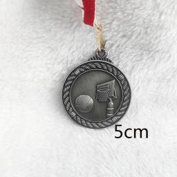 Medalha de basquete, medalha de escola de ouro, bronze e prata, capacidade de comunicação honra/desenvolvimento de autoconfiança 5.0 cm - Image 1