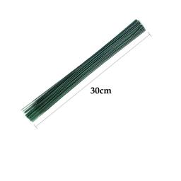 Fio-tronco floral para arranjos floristas, artesanato de bricolage, fitas verde escuro, fio floral, 2 rolos, 100 pcs - Image 2