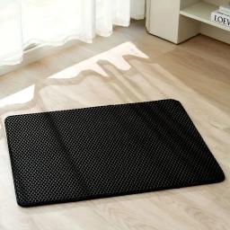 Tapete de areia para gato com presente Camada dupla Tapete impermeável para animais de estimação Almofada de areia antiderrapante Cama lavável Almofada limpa Pet Clean Supplies - Image 5