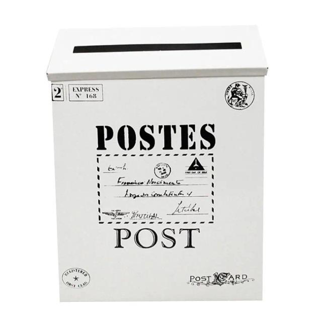 Caixa Postal Vintage de Parede para Correspondências e Decoração de Jardim, Impermeável e Criativa em Estilo Pastoral