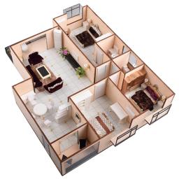 Caixa de construção em miniatura em escala 1:30, casa pré-fabricada, construtor de madeira, kit de modelo de montagem, material de arquitetura - Image 2