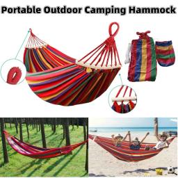 Hammock Camping Outdoor portátil, Go Swing, cama pendurada, ultraleve, turista dormindo, material de lona com saco de transporte - Image 1