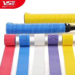 Raquete de tênis pegajosa com faixa absorvente de suor, antiderrapante, resistente ao desgaste, PU, envoltórios de raquete de badminton, ultra fino, VG002, 60 peças - Image 3
