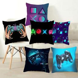 Anime Gamer Grip Impresso Capa de Almofada Estilo Fan, Fronha Quadrada, Decoração de Casa, Presente para Crianças, Novo Design, 45x45 - Image 1
