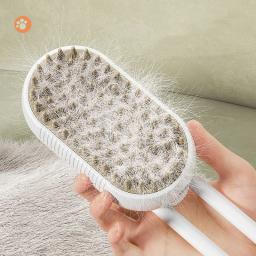 Escova de vapor elétrica para gato, massagem pente para Pet, Spray de água, escovas de banho, Pet Grooming Supplies, 3 em 1 - Image 3