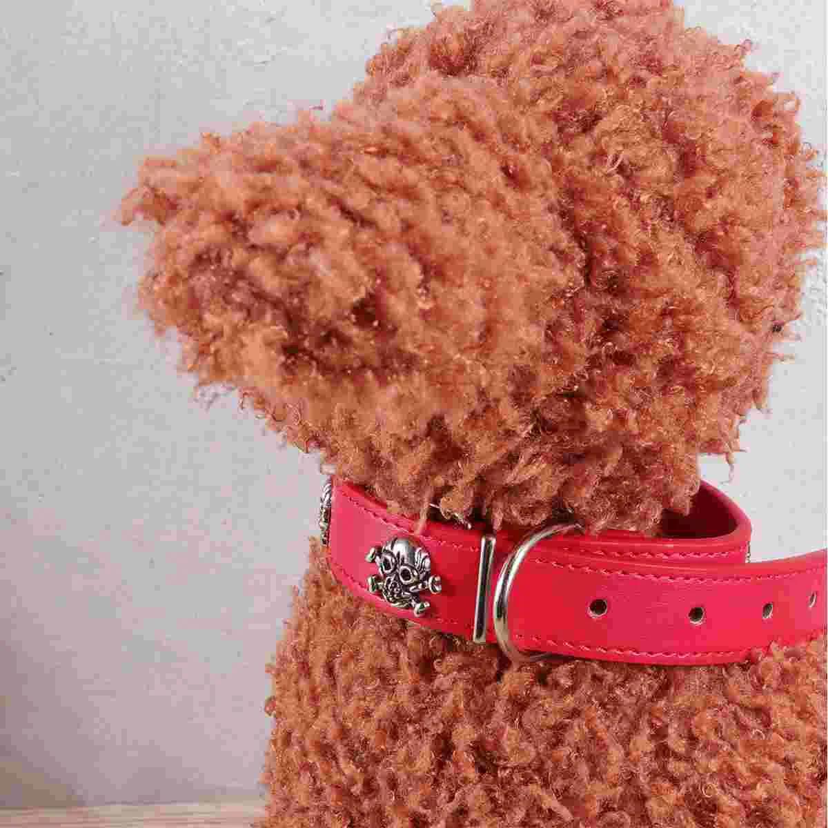 Ajustável Halloween crânio colarinho para Pet, Black Pet Collar, cão suprimentos, cachorro, 1pc - Image 1