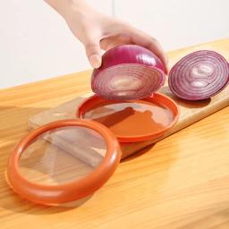 Caixa de armazenamento hermética para frutas e legumes, armazenamento de alimentos reutilizáveis, frescos, fáceis de limpar, gadgets de cozinha - Image 4