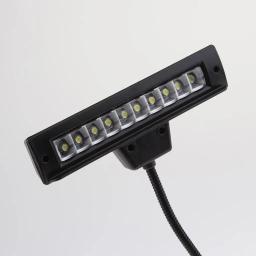 Black Music Stand Light, Clip On Book Lights, Luz de leitura - Image 6