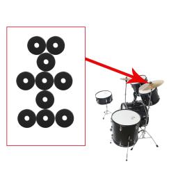 10 pçs kit de tambor pratos almofada de feltro tambor fatias suporte arruela almofada proteger pratos percussão instrumento musical acessórios - Image 3