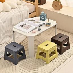 Retrátil plástico Folding Stool, Outdoor Beach Chair, Ultra Light Folding Chair, cadeira de pesca, viagens familiares e caminhadas - Image 1