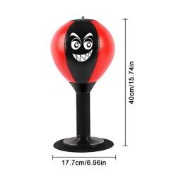Bola de boxe com base de ventosa, alívio do estresse, conjunto de espuma de mola de perfuração fácil instalação inflável para equipamentos de fitness - Image 5
