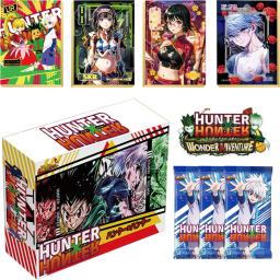 HUNTER×HUNTER Coleção Cards, Hobby Figures, Table Battle Game Card, Booster Box, Kids Toy Presentes, Atacado, Novo - Image 1