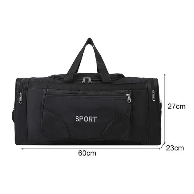 Saco de Esportes Oxford Impermeável com Zíper e Grande Capacidade para Treinamento Multifuncional e Futebol ao Ar Livre