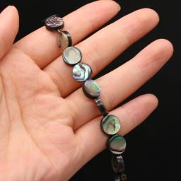 Natural Forma Redonda Mãe de Shell Pérola, Exquisite DIY Fazer Jóias, colar elegante e Pulseira Acessórios, 5PCs - Image 4
