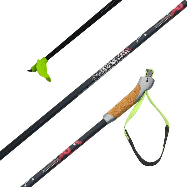 Bastões de Esqui Cross Country 100% Fibra de Carbono Personalizáveis