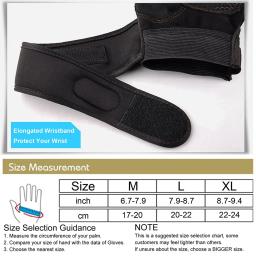 Luvas de ginástica antiderrapante para elevação de peso para homens e mulheres, luvas de treinamento fitness, proteção superior de palma, 1 par - Image 5