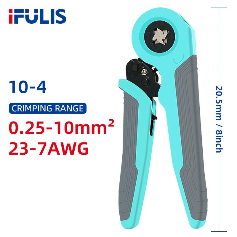 Alicadores de decapagem de fio ajustável, conector de crimpagem, virola, VE T, atualização HSC8, 10-6, 10-4, 0,25-10mm ² - Image 1