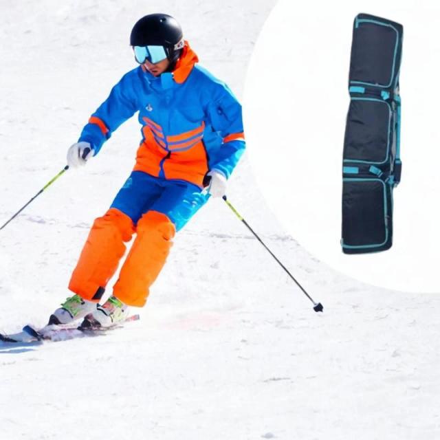Snowboard & Ski Transporter Pro com Rodas e Alças Ajustáveis