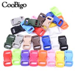 100 pçs 10mm fivela de liberação lateral pára-quedas curvo 550 paracord pulseira clipe coleira de gato cinta mochila acessórios diy - Image 1