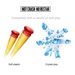 Tiro automático do alvo do retorno para brinquedos do Nerf, grânulos do gel, peças do brinquedo da arma, elevada precisão, pontuando a prática - Image 5