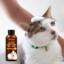 Dog Body Wash 3-em-1 mancha de coco e eliminador de odores, hidratante sem lágrimas orgânico à base de plantas, shampoo e condicionador para cães, tapete - Image 4