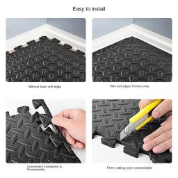 Tapete Esportivo de Espuma EVA para Crianças e Adultos, Splicing Mat, Tapete de Fitness Antiderrapante, Acessórios de Escalada, 30x30cm, 16Pcs - Image 6