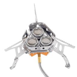 Tarka-fogão a gás para camping, fogão dobrável ao ar livre, caminhadas, piquenique, churrasco, equipamentos de cozinha, 5800w, 3 cabeças - Image 3