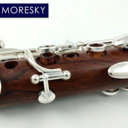 MORESKY-Bb Clarinete Rosewood com teclas prateadas, Mopane Klarnet, M103 - Image 5