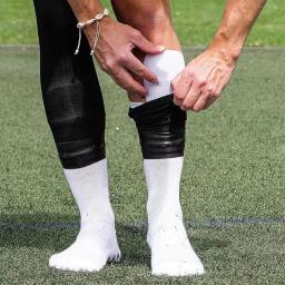 Caneleira de futebol para adultos e crianças, almofadas de silicone, guarda tornozelo prático, futebol, corrida, treinamento, esportes, 1 par - Image 6