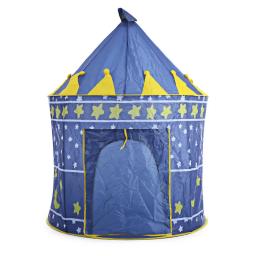 Fácil grande crianças presentes jogar ao ar livre tendas de brinquedo portátil tipi príncipe dobrável tenda crianças menino castelo cubby jogar casa th0024 - Image 4