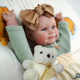Boneca Bebê Reborn Menina Pintada Realista 48cm - Image 3